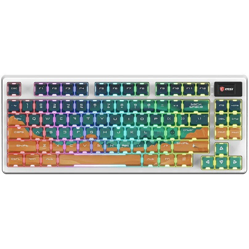 Клавиатура MSI FORGE GK600 TKL, американска международна подредба
