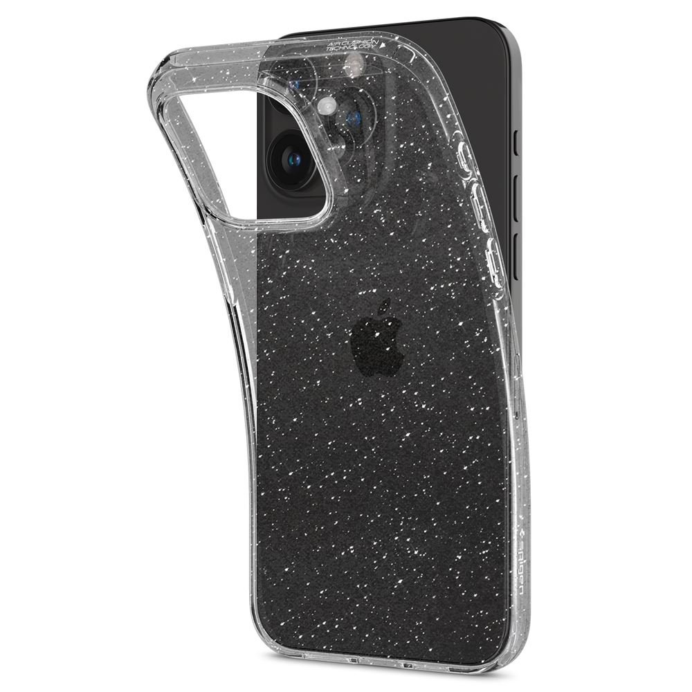 Spigen Liquid Crystal Glitter iPhone 15 Pro Max tok átlátszó-csillámos (ACS06559) (ACS06559)
