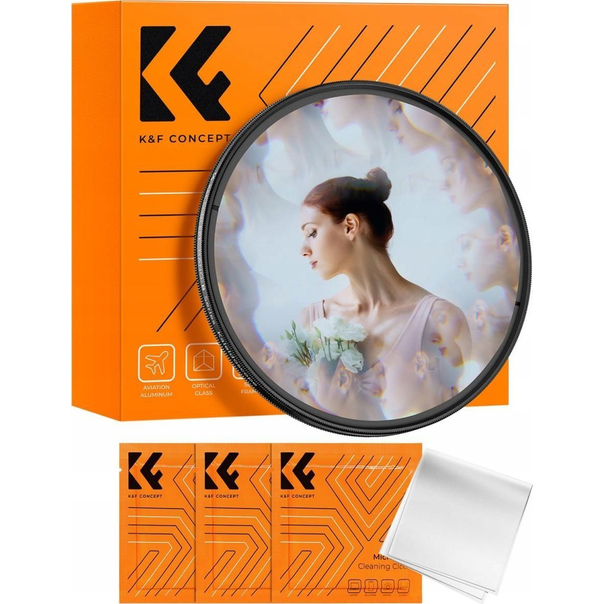 K&F Concept Nano-B Series Kaleidoszkóp, Effekt Szűrő, 58 mm KF-01-2486 (SB8344)