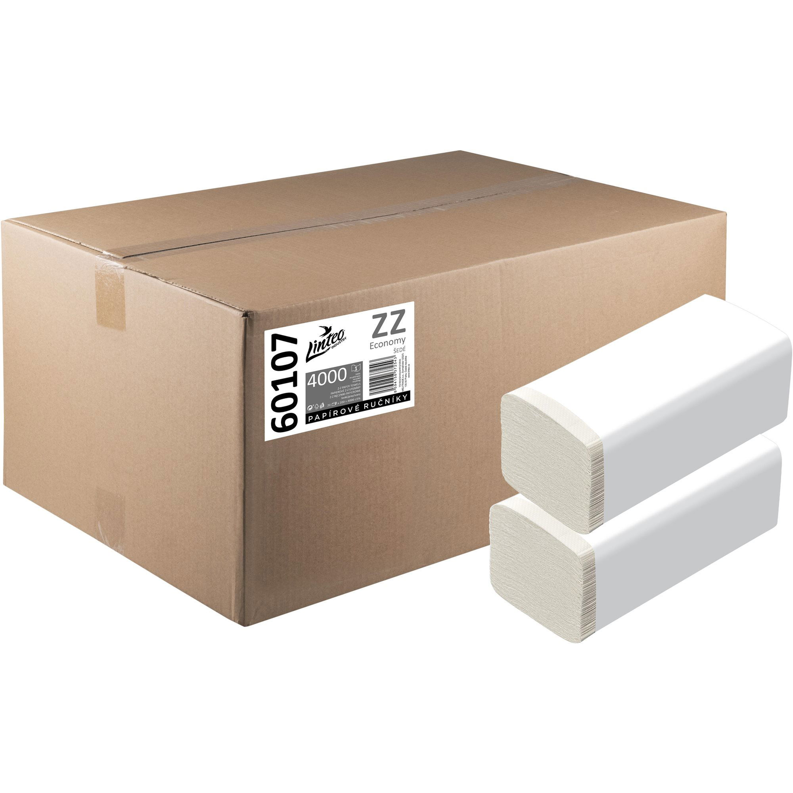 LINTEO ZZ Economy szürke 4000, 200 db (8594158372543)