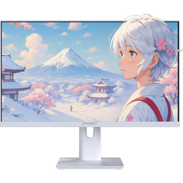 JAPANNEXT 60,5 см FHD 120Hz 23,8" бял монитор HDMI