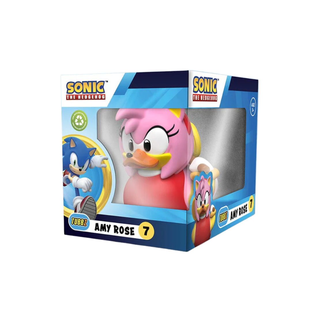 Numskull Tubbz Boxed - Sonic a sündisznó - Amy Rose gyűjthető Gumikacsa figura 9cm (NS5114)