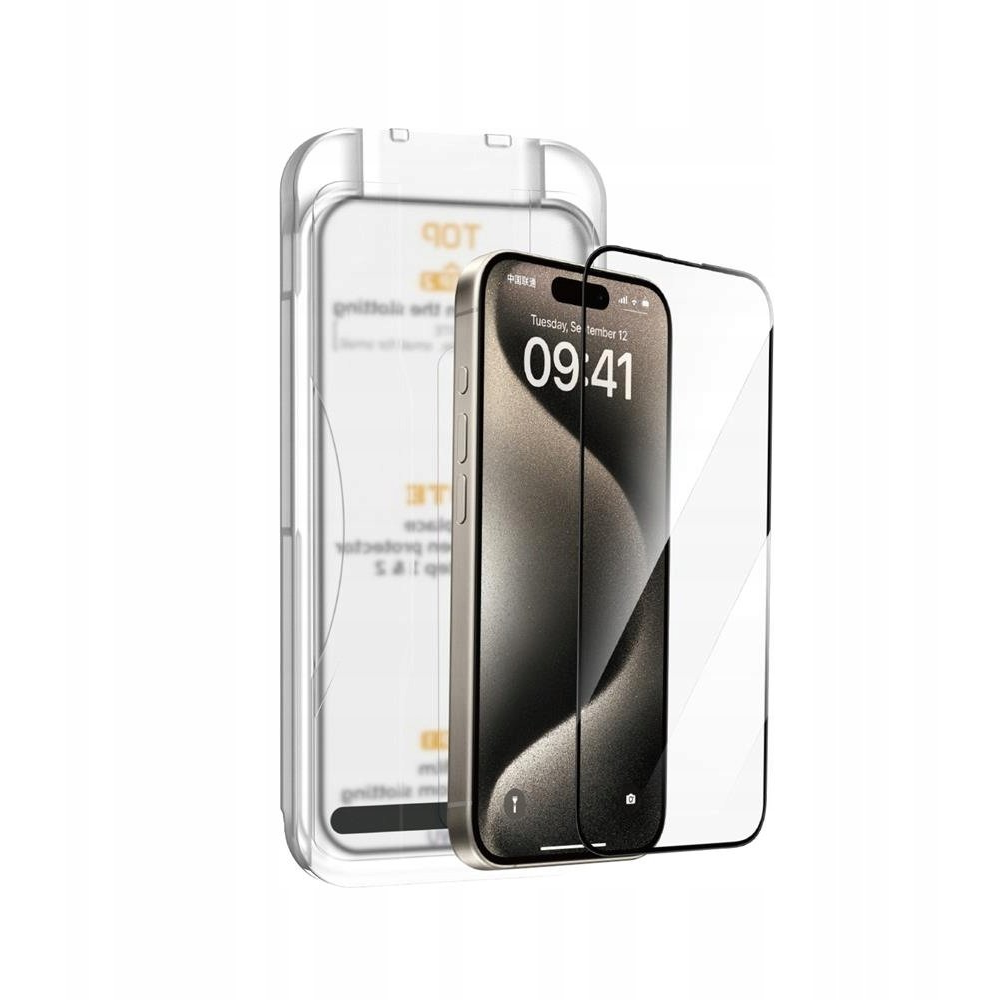 Wiwu Wi-Sq008 9H Edzett Üveg Felhelyezést Segítő Kerettel iPhone 16 Plus (Wi-SQ008)