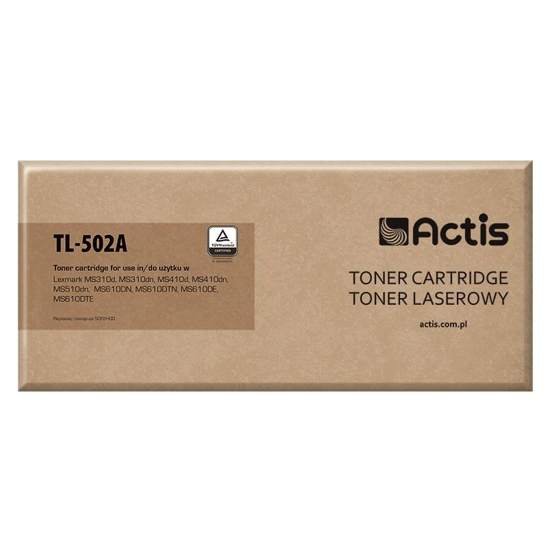 Actis (Lexmark 50F2H00) Toner Fekete (TL-502A)
