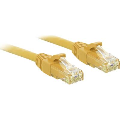 Lindy 48066 sieťový kábel Žltá 7,5 m Cat6 U/UTP (UTP)