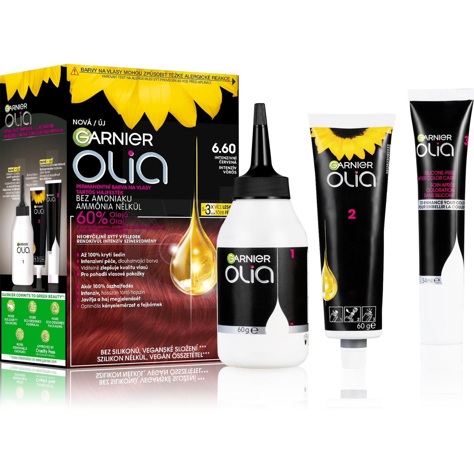 GARNIER Olia 6.60 Intenzív vörös (3600542522618)