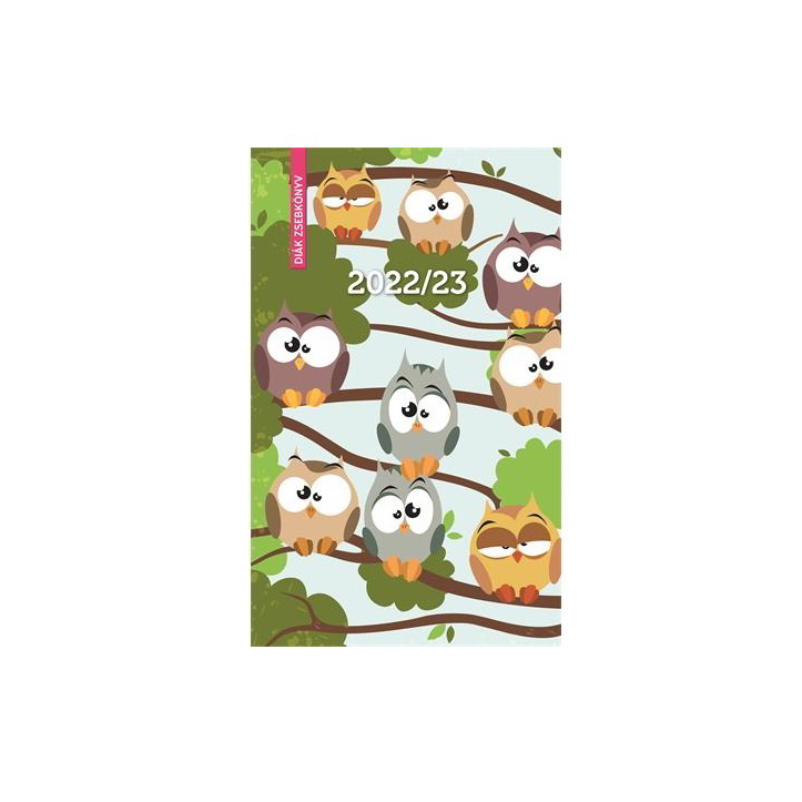 Realsystem 125 x 205mm 2022/2023 Diák zsebkönyv - Mintás (5313-67)