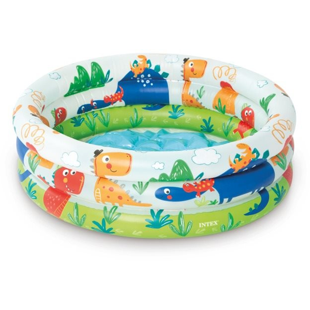 Intex Dinoszauruszos 3 gyűrűs babamedence (6941057403090)