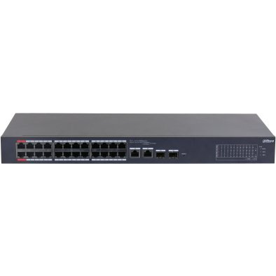 Dahua Technology DH-CS4226-24ET-375 netværksswitch Administreret L2 Gigabit Ethernet (10/100/1000) Strøm over Ethernet (PoE) Sort