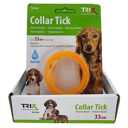 TRIXLINE anti-parasitic collar for dogs against ticks, mix of colours, 33 cm (8595159831657)