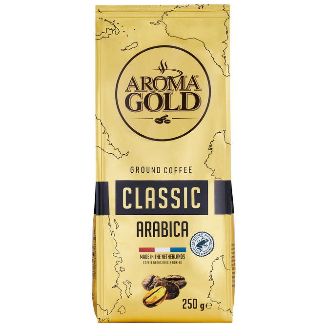 Aroma Gold Classic Arabica, őrölt, 250 g (4771632003597)
