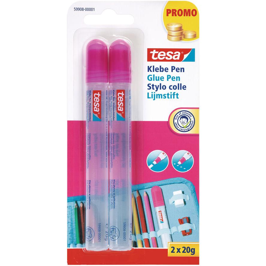 Tesa Glue Pen 2x20g Blister (59908-00001-05) (59908-00001-05)