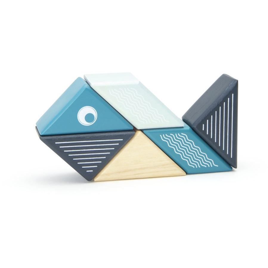 Tegu Utazó mágneses építőjáték - Bálna (858790006234)