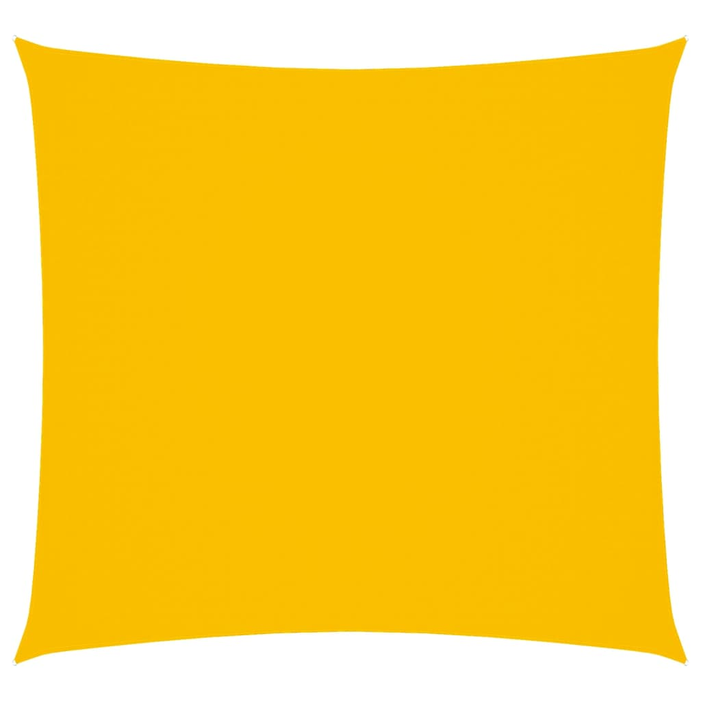 sárga négyzet alakú oxford-szövet napvitorla 7 x 7 m (135583)