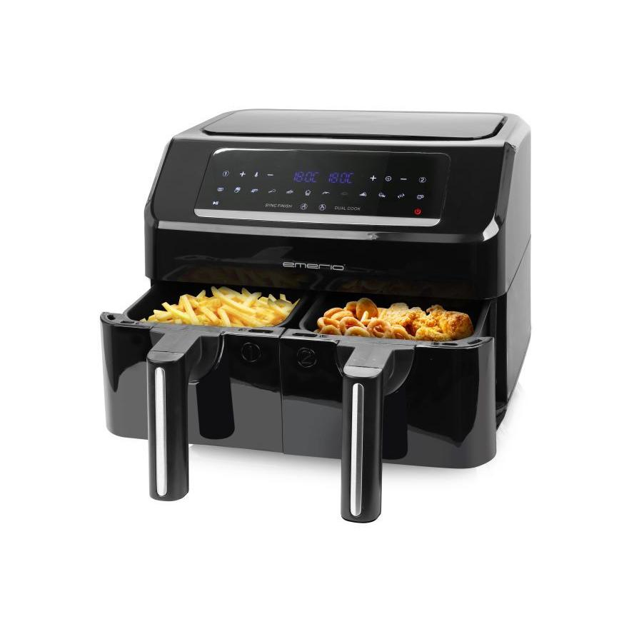 Emerio Heißluftfritteuse, Smart Fryer, 3,6+3,6L, Cool touch (AF-130376.1) (AF-130376.1)