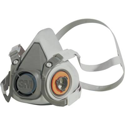 3M Félmaszk 6300L Szűrőosztály/Védelmi fok: Behelyezett szűrőtől függően (ld. a tartozékoknál) 1 db (6300L)