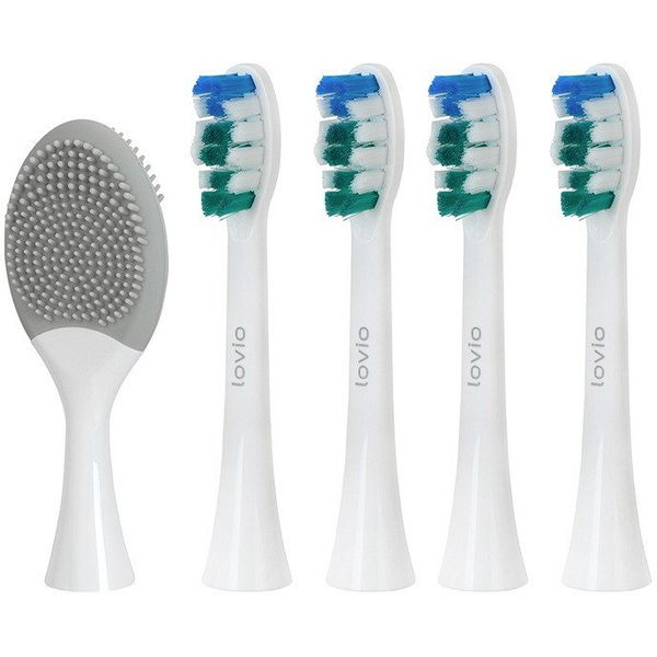 Lovio LVTB124WH-HS SonicProtect PRO Toothbrush Heads Soft White