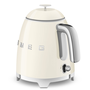 Мини електрическа кана Smeg KLF05CREU, 50's Style, 1400 W, 800 мл, Крем