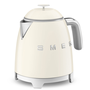 Мини електрическа кана Smeg KLF05CREU, 50's Style, 1400 W, 800 мл, Крем