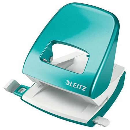 Leitz "New NeXXt WOW" fém lyukasztó jégkék (E50081051) (E50081051)