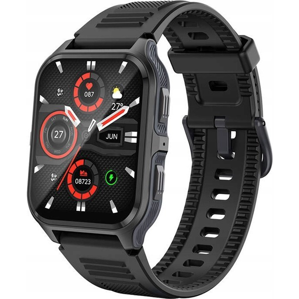 Smartwatch Colmi P73, мониторинг на здравето, Bluetooth, черен, 52x40x10.5mm