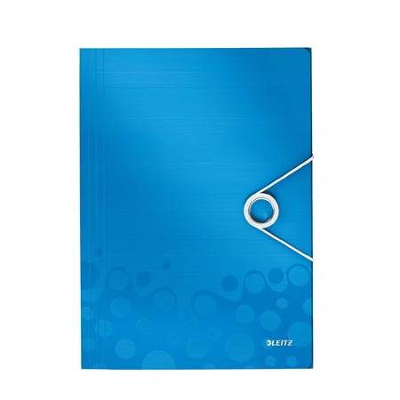 Leitz WOW Polypropyleen (PP) Blauw, Metallic A4