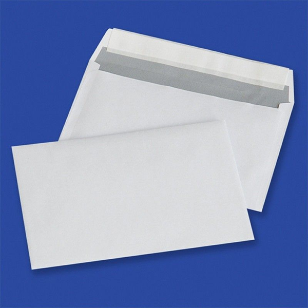  Office Products Koperty z taśmą silikonową OFFICE PRODUCTS, HK, C6, 114x162mm, 80gsm, 1000szt., białe