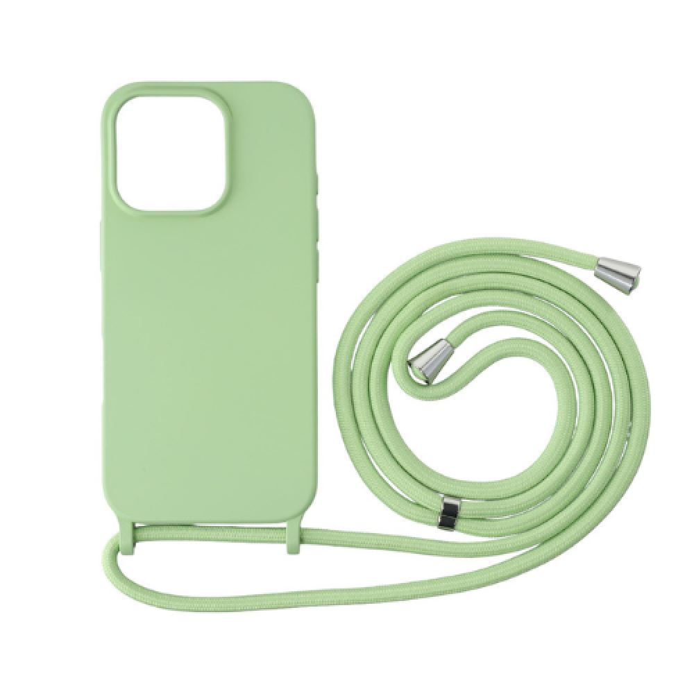 Cellect iPhone 16 Pro nyakba akasztható tok nyári liget - zöld (CEL-FEST-IPH16PRPGPG) (CEL-FEST-IPH16PRPGPG)