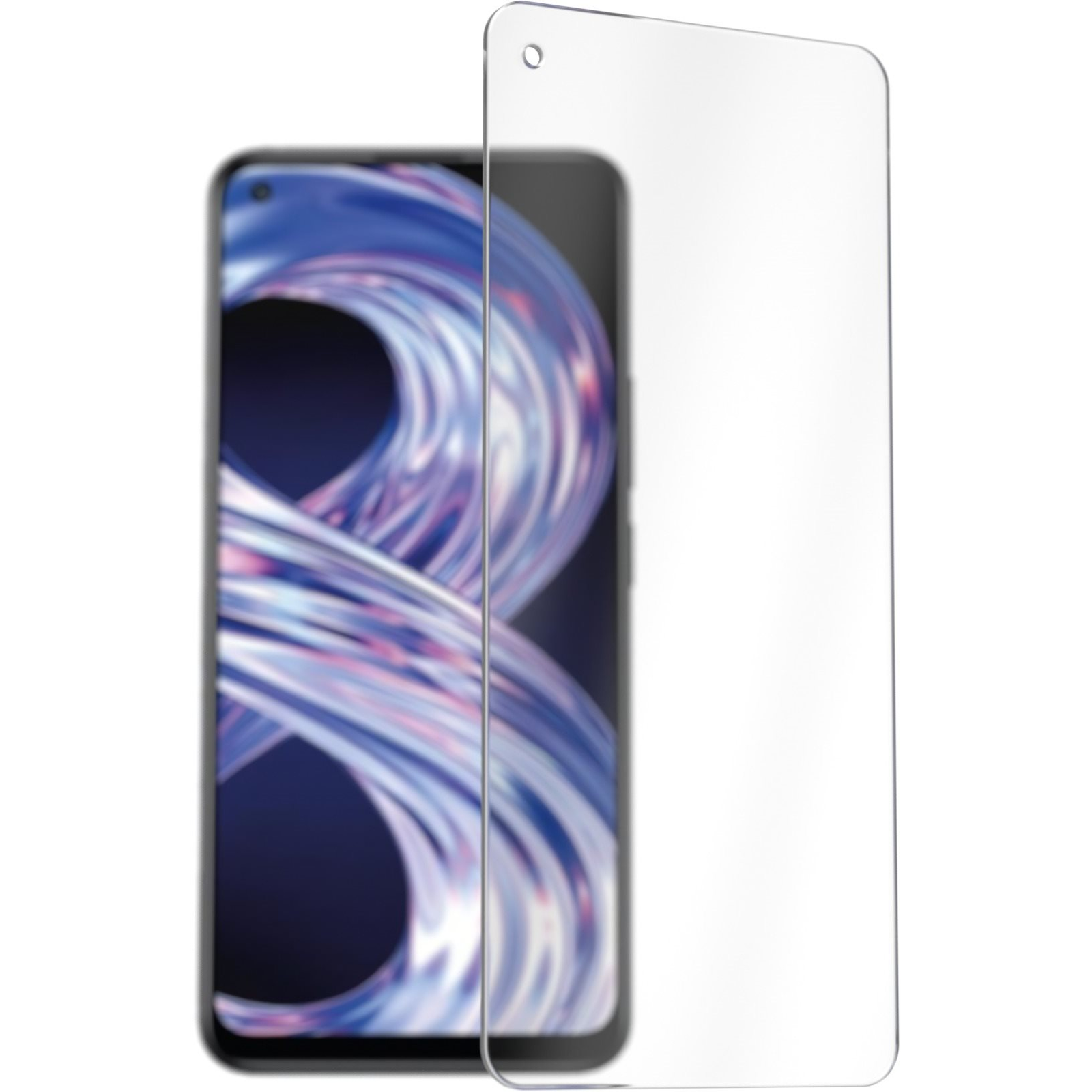 AlzaGuard Case Friendly Glass Protector Realme 8 2.5D üvegfólia (AGD-TGC0192)