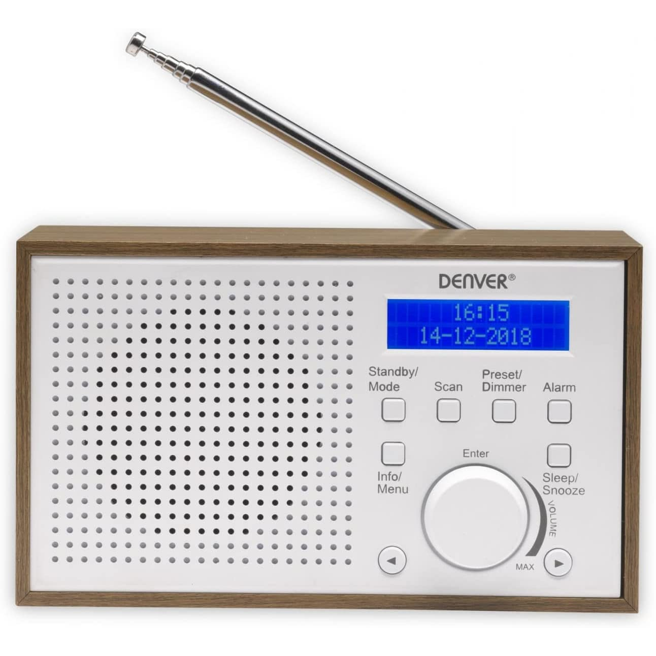 Denver DAB-46 Rádió Fehér (111111000400)