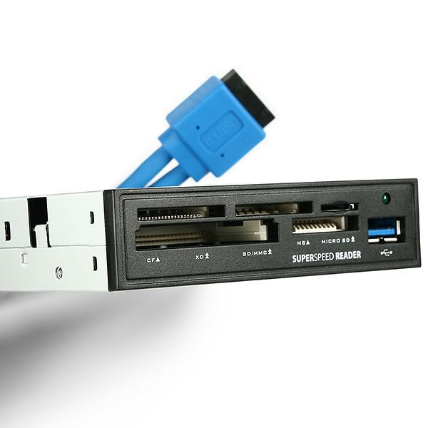 Card reader intern Axagon CRI-S3, 3.5 inch, USB 3.0, 5 in 1, SD, microSD, MS, CF, XD, Negru