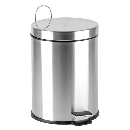 Pedálos rozsdamentes acél szemetes 3liter (UACROM3 / 1605SZE040) (1605SZE040)