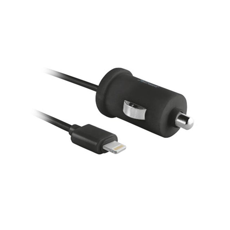 Trust szivargyújtó adapter Lightning kimenet 12W fekete (19161) (19161)
