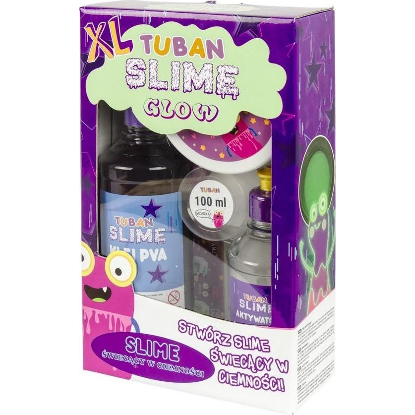 Műanyag Tömeg Szuper Nyálka Készlet - Világít A Sötétben Xl (361633)