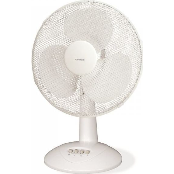 ORAVA SF-13 Asztali ventilátor Oszcilláló 30W 30cm Fehér (SF-13 small)