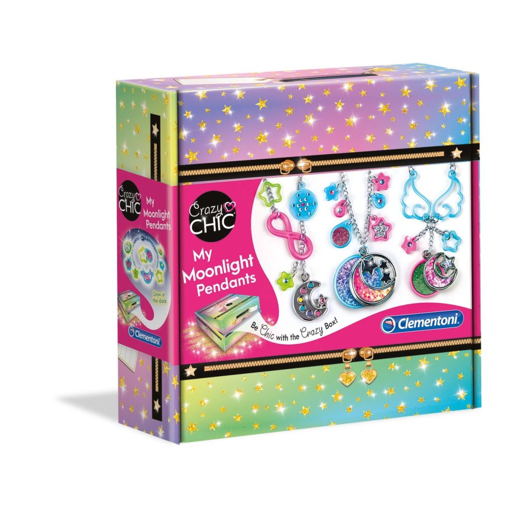 Clementoni Crazy Chic Holdfény függők kreatív készlet (78767) (CLEMENTONI78767)