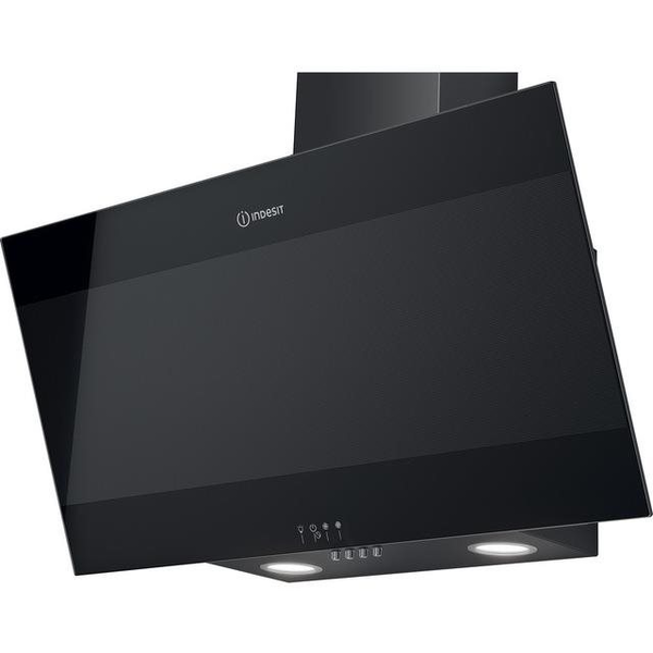 Indesit IHVP 83F LM K hote de bucătărie Montat pe perete Negru 647 m³/h B