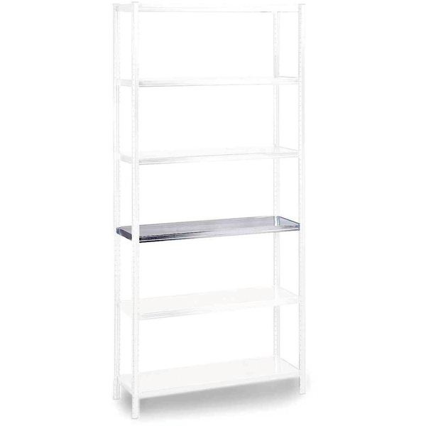 raaco 118835 Polc (Sz x Ma x Mé) 885 x 36 x 310 mm Acél Ezüst 5 db