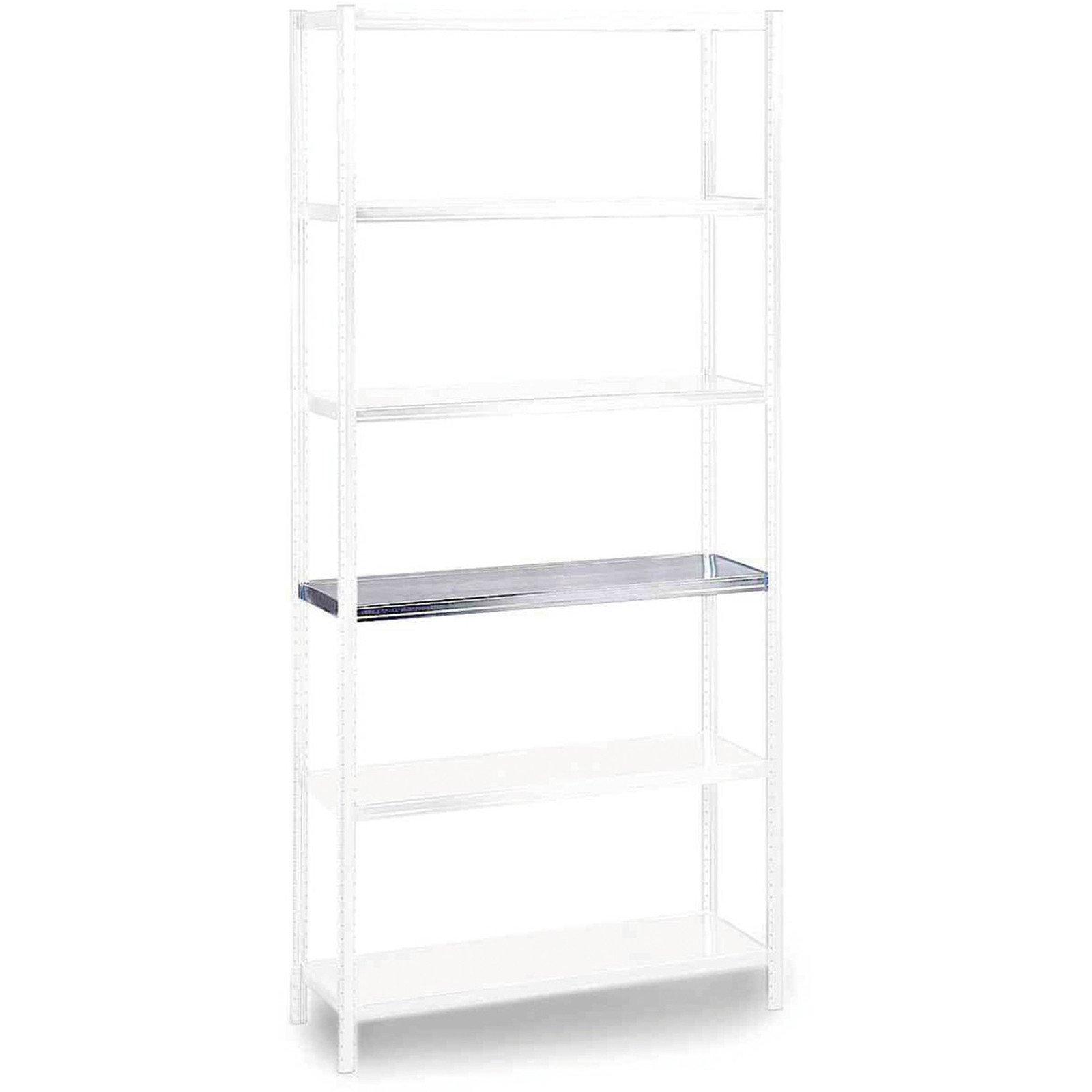 raaco 118835 Polc (Sz x Ma x Mé) 885 x 36 x 310 mm Acél Ezüst 5 db (5733439118835)