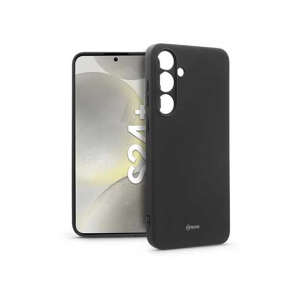 Калъф Roar Colorful Jelly за Samsung Galaxy S24 Plus, черен