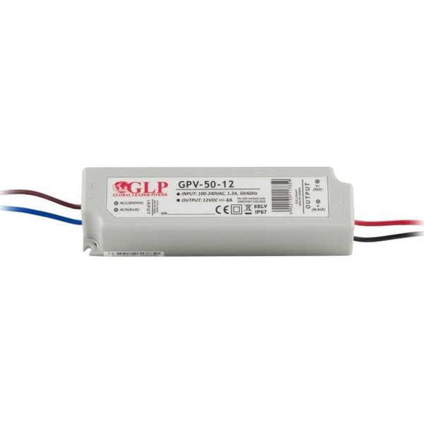 GLP GPV-50-24 48W 24V 2A IP67 LED tápegység