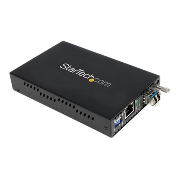 StarTech.com ET1000S40LC2 netwerk media converter 2000 Mbit/s 1310 nm Single-mode Zwart