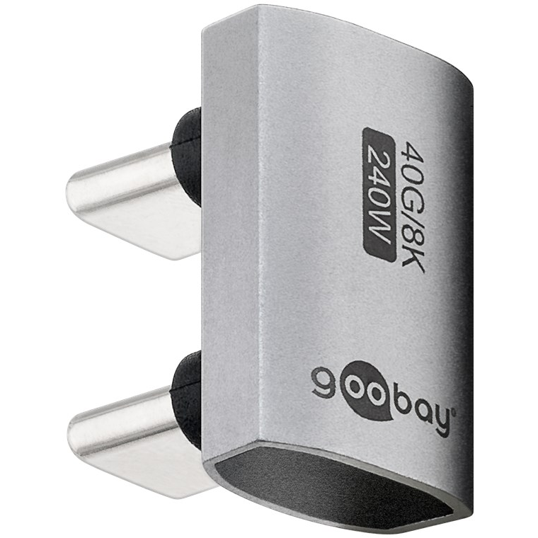 Goobay 74446 USB Type-C apa - USB Type-C apa 4.0 Adapter (74446)