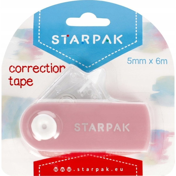  Starpak KOREKTOR W TASMIE 5MMX6MB PAST ROZ STK 12/432PG