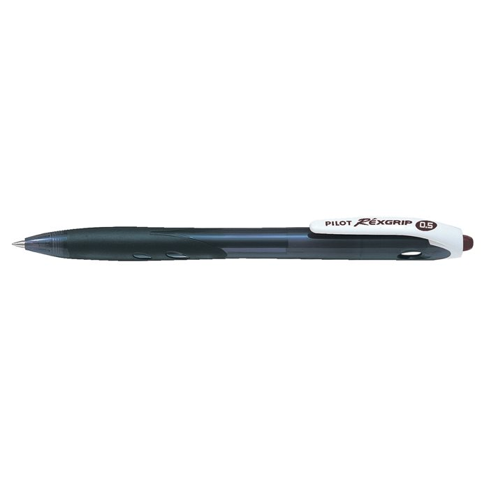 GolyóstoPilot Rexgrip EF nyomógombos golyóstoll - 0.21mm / fekete (BRG-10EF-BB-BG)
