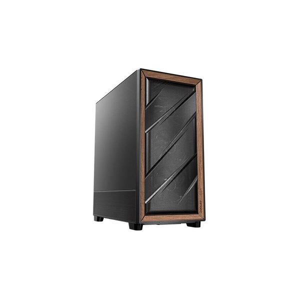 Antec FLUX SE Midi torony Számítógép ház Fekete, Fa
