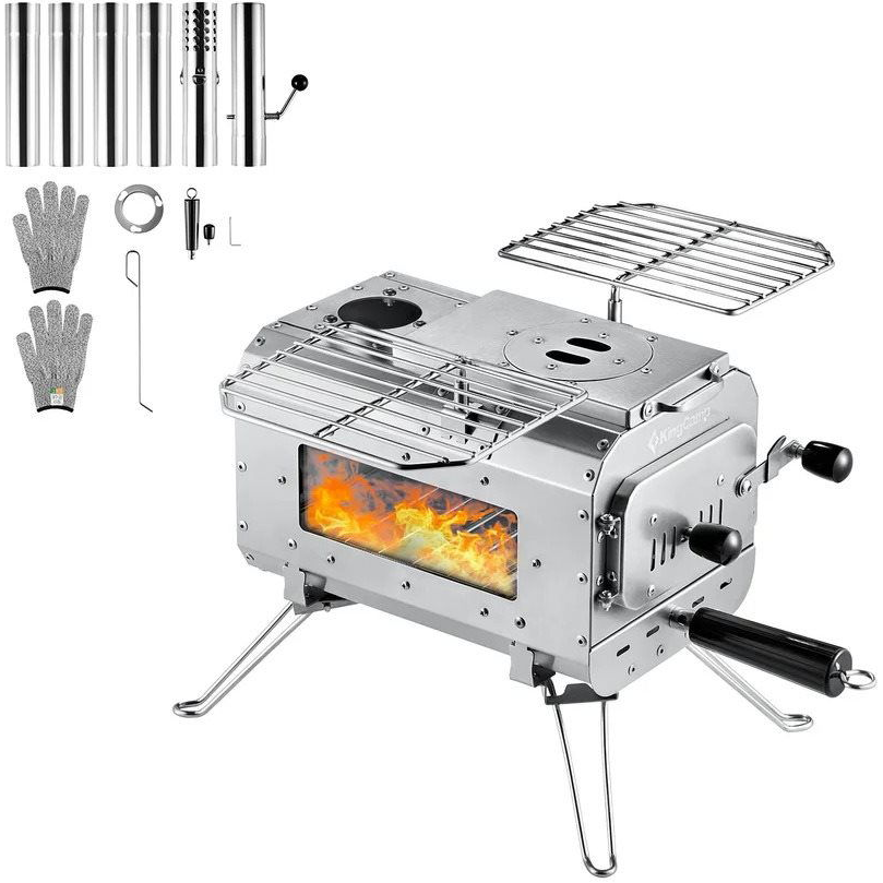 KingCamp Heating Stove M (KA2419_SILVER)