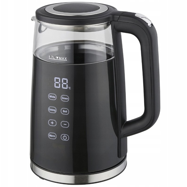 THI KAMI Стъклена кана 1,7L 2200W черна