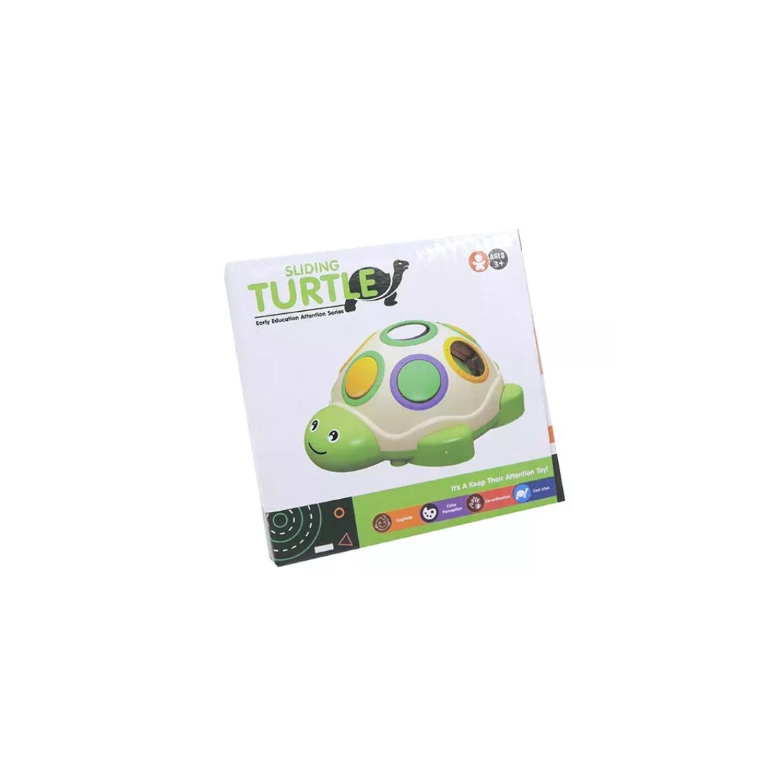 Teknős formájú színválogató játék gyerekeknek (001)