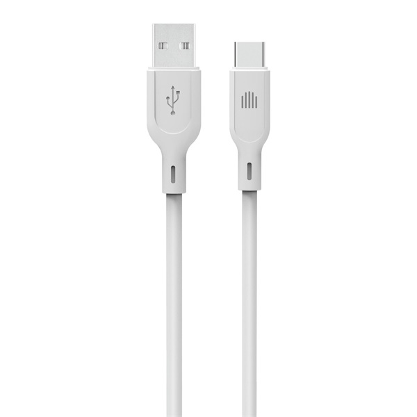 Dviced DV110006 1,25m USB A - Type-C fehér adat- és töltőkábel (DV110006)